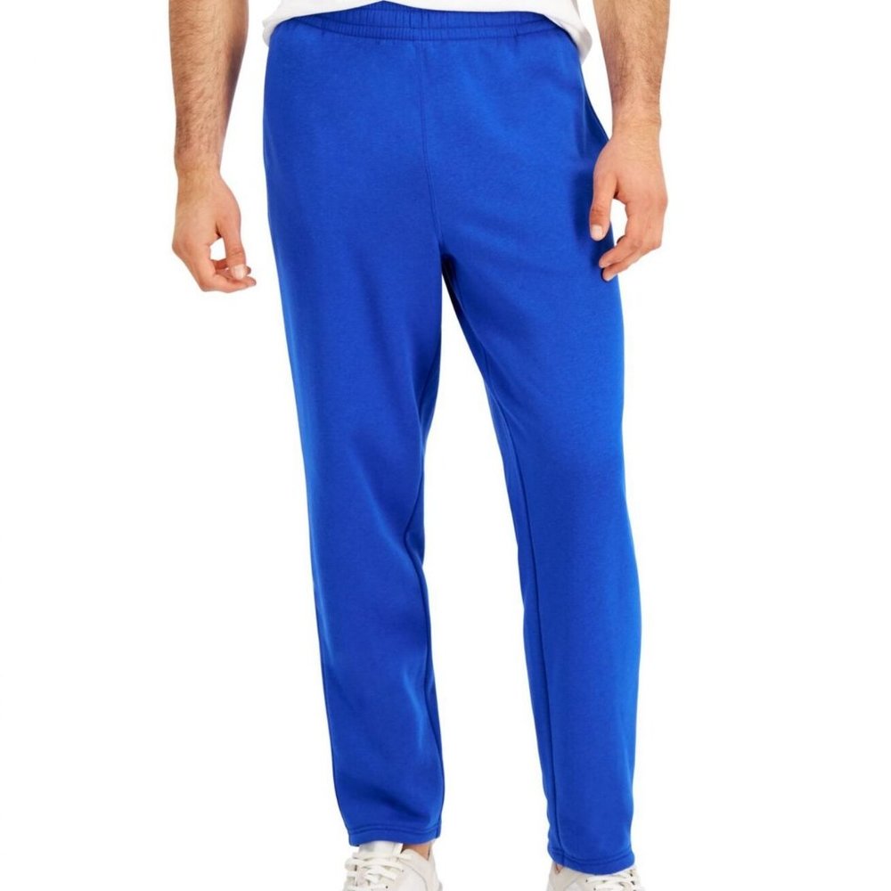 Ideology Mens Deep Cobalt Solid Fleece Jogger Sweat Pants 2XL
